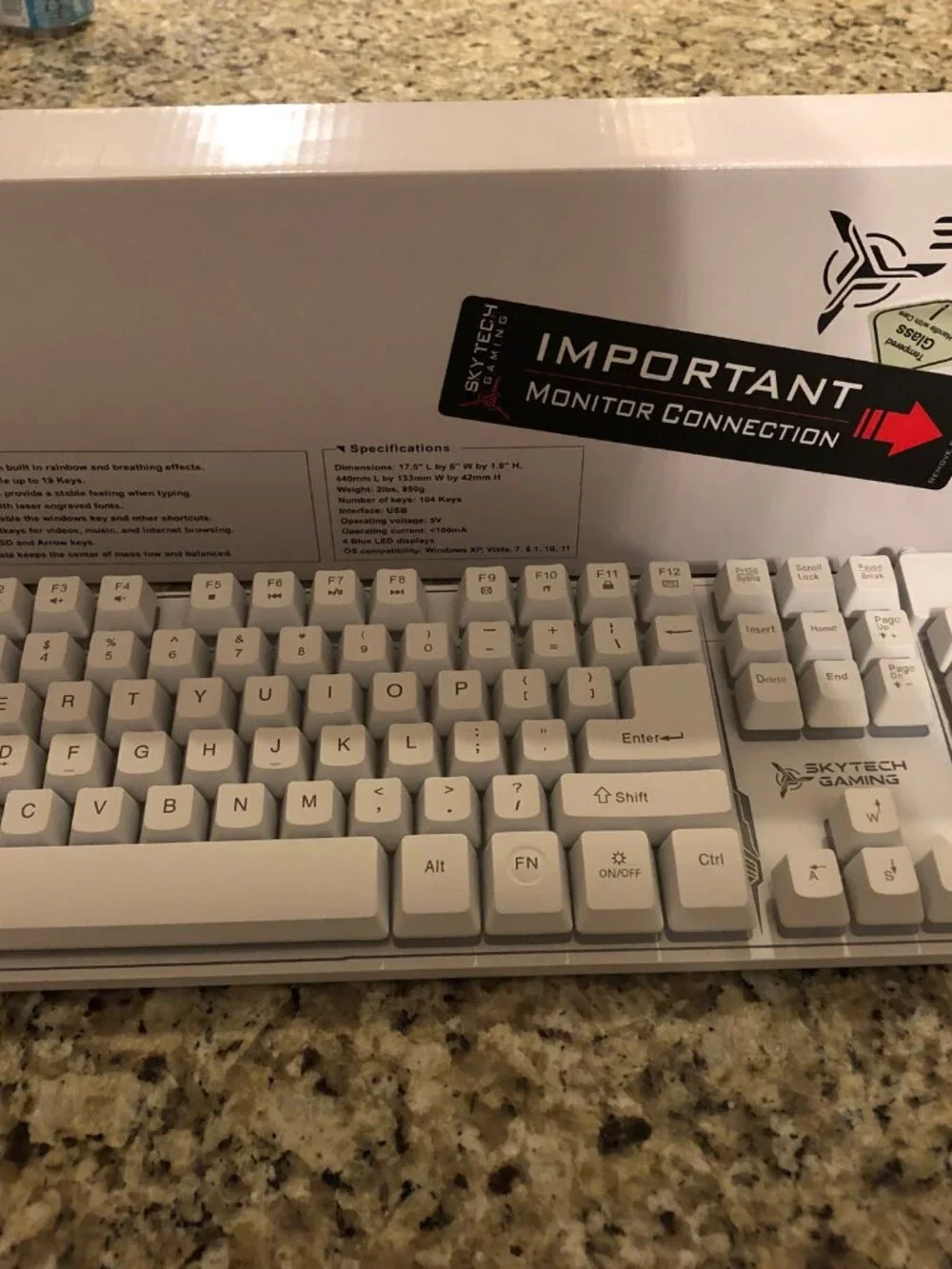 Skytech Gaming Classic K-1000 RGB Gaming Keyboard - NEW